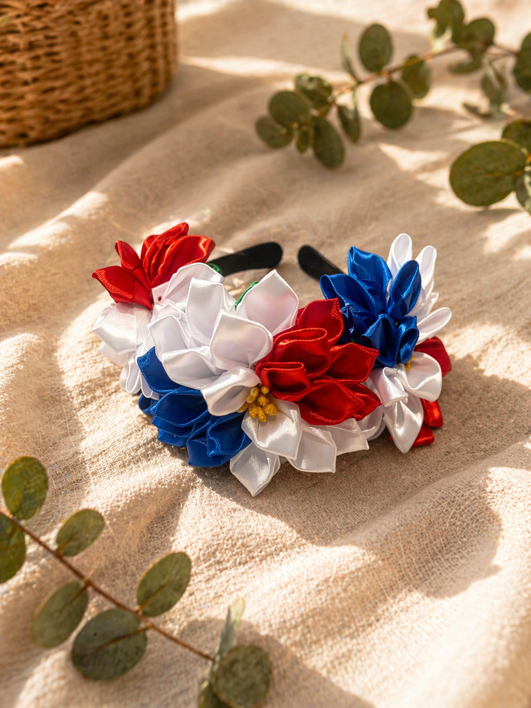 Panama Inspired Handmade Floral Headband – World Collection