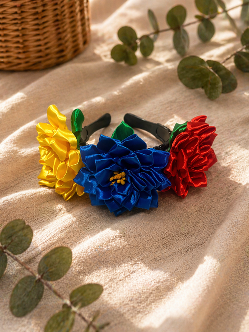 Handmade Floral Headband – Ecuador Edition