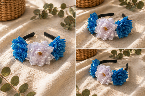 Handmade Floral Headband – Argentina Edition