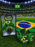 Handgemachtes Blumenstirnband – Brasilien Edition