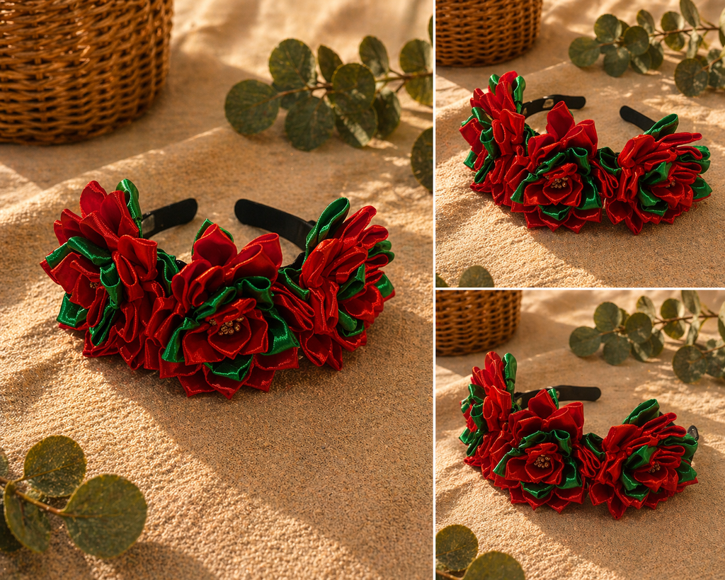 Morocco Inspired Handmade Floral Headband – World Collection