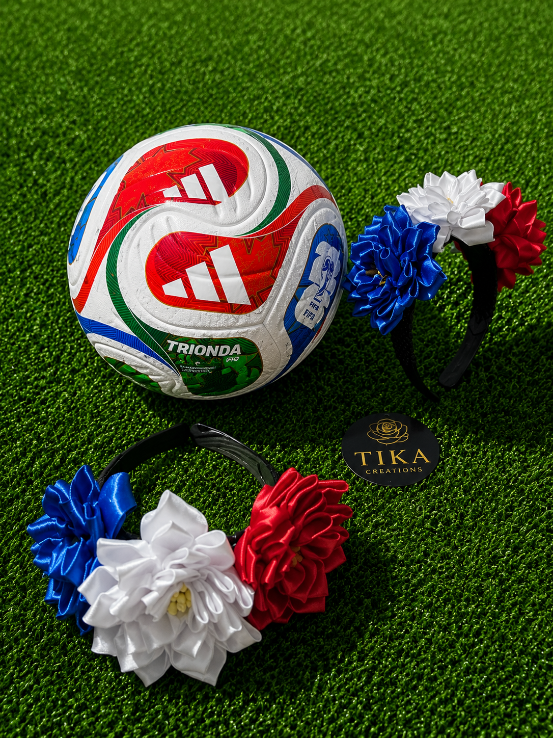 France Inspired Handmade Floral Headband – World Collection