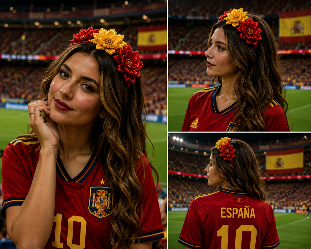 Spain Inspired Handmade Floral Headband – World Collection